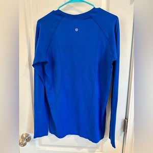 Blue Lululemon Swiftly Tech Long Sleeve